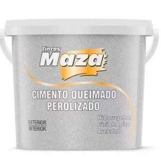 Maza Cimento Queimado Perolizado 1,2Kg- Prata Nobre
