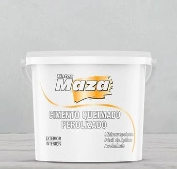 Maza Cimento Queimado Perolizado 1,2kg - Branco