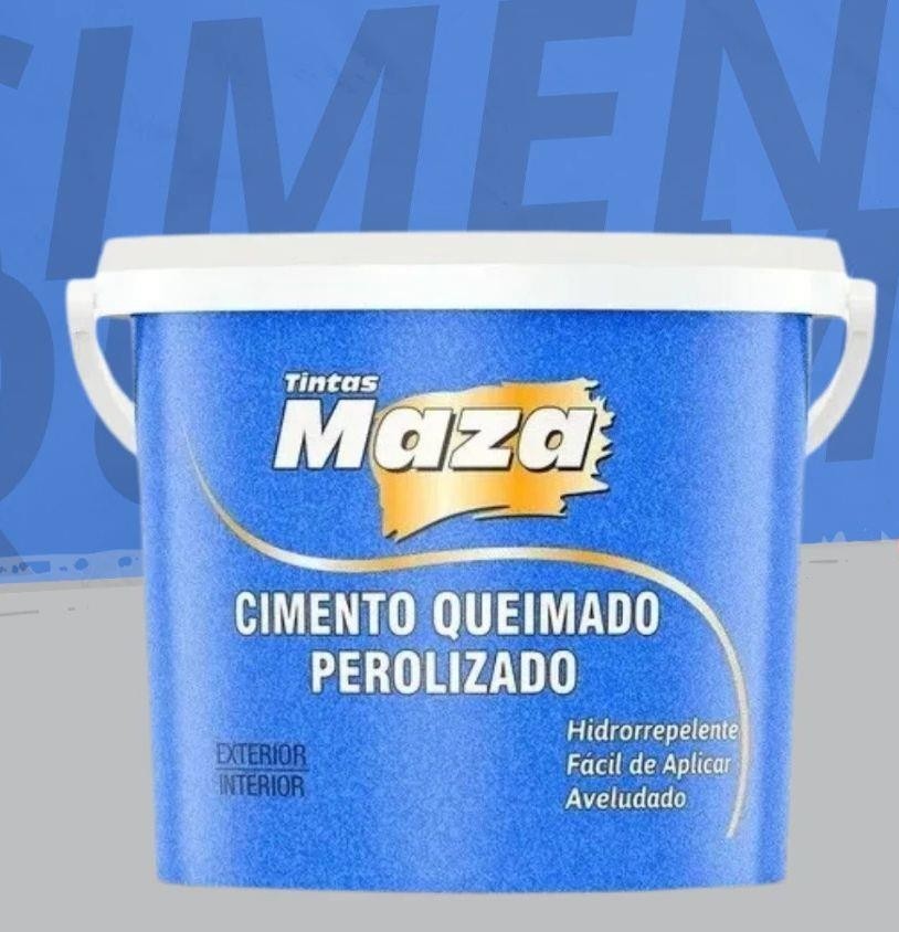 Maza Cimento Queimado Perolizado 1,2Kg- Oceano Profundo