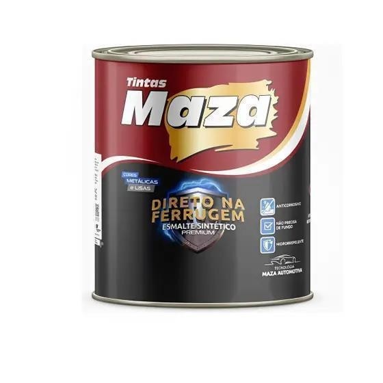 Esmalte Direto Na Ferrugem Galvanizado Maza 900ml - Preto Fosco
