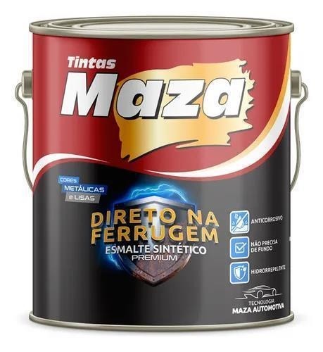 Esmalte Direto Na Ferrugem Galvanizado Maza 3,6l- Amarelo