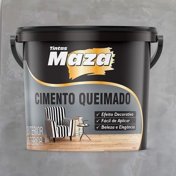Maza Revestiento Cimento Queimado 5,6 Kg - Original