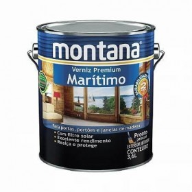 Montana Verniz Maritimo Natural Acetinado 3,6L