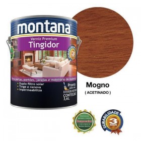 Montana Verniz Tingidor Acetinado 3,6L- Mogno