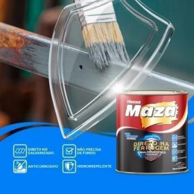 Esmalte Direto Na Ferrugem Galvanizado 900ml- Cinza Grafite