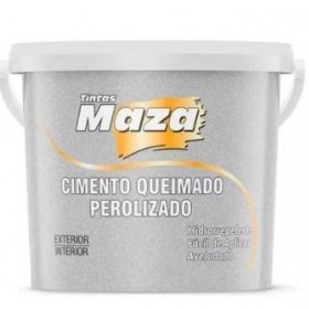 Maza Cimento Queimado Perolizado 1,2Kg- Prata Nobre