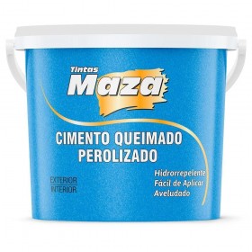 Maza Cimento Queimado Perolizado 1,2Kg- Safira