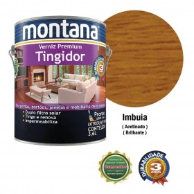 Montana Verniz Tingirdor Acetinado 3,6l- Imbuia