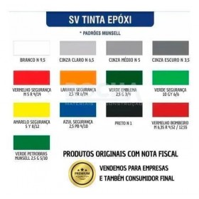Tinta Epóxi Super Resistente Piso/Metais - Vermelho Segurança 5 R 4/14