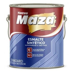 Maza Esmalte Sintético Brilhante 3,6L- Cinza Medio