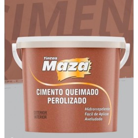 Maza Cimento Queimado Perolizado 1,2kG - Cobre