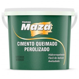 Maza Cimento Queimado Perolizado 1,2Kg- Poeira De Jade