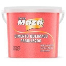Maza Cimento Queimado Perolizado 1,2Kg- Rubi Marsala