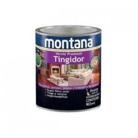 Montana Verniz Tingidor Acetinado 900Ml- Mogno