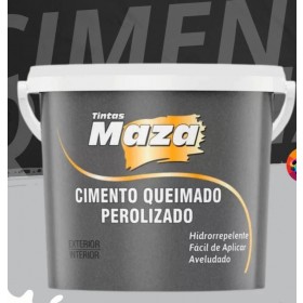 Maza Cimento Queimado Perolizado 1,2Kg- Diamante Negro